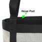 Majestic Ally Horse Feed Bag, Heavy Duty Nylon Mesh Grain Feed Bag, Adjustable Strap with Durable Snap and Elastic Straps, Comfort Neck Pad and Nose Pad- Large (Full, Beige)