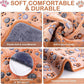 Reginary 4 Pcs Waterproof Guinea Pig Blankets Washable Small Animal Fleece Bedding Absorbent Guinea Pig Cage Liners Reusable Pet Pee Pad Sleep Mat for Hamster Ferret