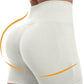 CHRLEISURE Women's 4 Packs Workout Gym Shorts, High Waisted Butt Lifting Scrunch Butt Seamless Booty Shorts