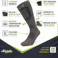 Alvada Merino Wool Hiking Socks Thermal Warm Crew Winter Boot Sock For Men & Women 3 Pairs
