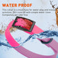 Dogline Biothane Waterproof Dog Collar Strong Coated Nylon Webbing with Black Hardware Odor- Proof for Easy Care Easy to Clean High Performance Fits Small Medium or Large Dogs, Passionfruit Pink