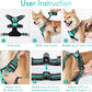 rabbitgoo Dog Harness No Pull with 2 Leash Clips, Adjustable Soft Padded, Reflective Oxford No Choke Pet Vest with Easy Control Handle for Small Dogs, Turquoise, S