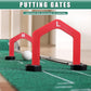 CHAMPKEY Golf Putting Green Indoor - Advanced Guides Golf Putting Mat - Enhance Putting Accuracy and Challenge