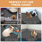 Washable Guinea Pig Liners for Cage, 2 Pack 24" X 47" Super Absorbent Reusable Guinea Pig Bedding Pee Pads Tarp Bottom for C&C Cage with Rabbits, Bunny, Chinchesillas, and Other Small Animals
