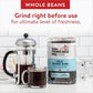 San Francisco Bay Coffee - Decaf Medium-Dark Roast Whole Bean Coffee - Decaf Gourmet Blend (2 lb bag) - Swiss Water Processed