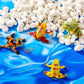 12 Pieces Plastic Frogs Toy Mini Vinyl Realistic Frog Decorations Fun Rain Forest Character Figures Lifelike Toy for Rana Crafting Party Supplies Home Decor Game