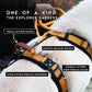 MADE TO ROAM Premium Explorer Harness - Y-Shaped Dog Harness with Adjustable Durable Nylon, Soft Padding, Metal Buckles and Leather Handle for Small, Medium, Large Dogs (Nevada Evening, Size 4)