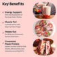 KOS Vegan Protein Powder, Strawberry and Cream Organic Pea Protein Blend, Plant Based Superfood with 12 Vitamins and Minerals, Made Without Dairy - Meal Replacement for Women & Men, 15 Servings