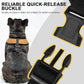 BINGPET No Pull Dog Harness,Soft Mesh Breathable All Weather Vest Harness,Safety Protection Design Durable Adjustable Step-in Easy Walk Dog Harness for Small Medium Large Dogs(Beige,M)
