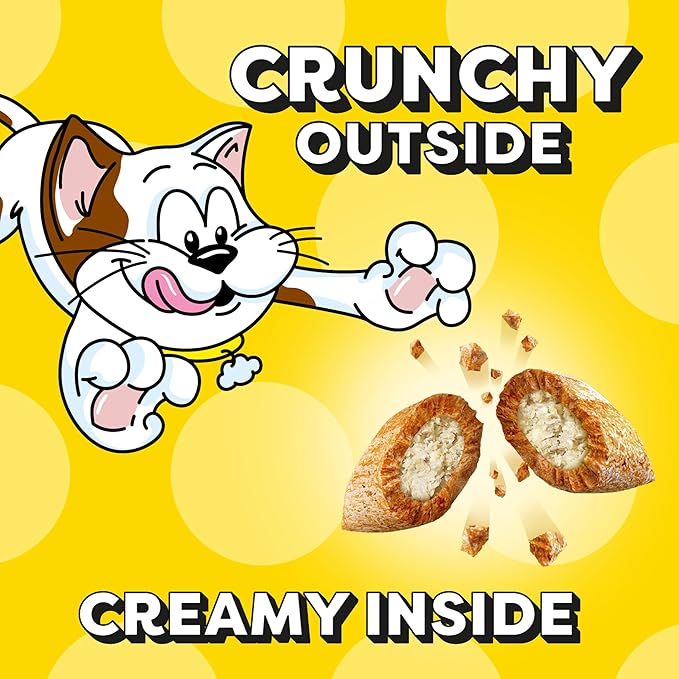 Temptations Classic Crunchy and Soft Cat Treats, Tasty Chicken Flavor, 3 oz. Pouch (Pack of 12)