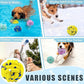 Dog Balls Tennis Ball Toys Dog Toy for Aggressive Chewers Indestructible Teething Chew Toys Water Toy Fetch Ball for Dogs (2 Pack)