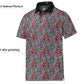 DEOLAX Mens Polo Shirts Fashion Print Mens Golf Shirt Dry Fit Mens Golf Polo Short Sleeve Quick Dry Funny Golf Shirt for Men