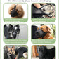 Mayerzon Dog Muzzle, Patented Soft Mesh Muzzle for Small Medium Large Dogs for Scavenging Biting Licking and Chewing, Allows to Pant and Drink (L, Black)