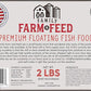 | Premium Floating Fish Food | Pond and Lake | Pellets | 2 Pounds