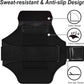 Armband for iPhone 16 Pro Max/16 Plus/15 Pro Max/15 Plus/iPhone 14 Pro Max/14 Plus/13,12,11 Pro Max/XS Max,Water Resistant Sport Armband with Zipper Slot for Airpods and Keys (Black)