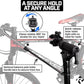 Revere Bike Repair Stand & Storage Bag, Telescoping Arm, Rotating Clamp, Magnetic Tool Tray, and Adjustable Handlebar Rod - Heavy Duty, Sturdy, Adjustable