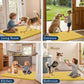 Smiry Dog Door Mat for Muddy Paws 30x20, Absorbs Moisture and Dirt Doormat, Non-Slip Washable Quick Dry Chenille Front Door Mat Indoor Entrance, Entryway Carpet for Inside Floor, Yellow