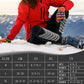 Merino Wool Ski Socks - 2 Pairs Knee High Skiing Socks, Winter Warm Snowboard Thermal Socks