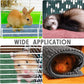 Amylove 4 Pcs Guinea Pig Cage Liner Guinea Pig Bedding Washable Fleece Pee Pads Reusable Small Animals Training Mat Small Animal Sleeping Bed for Bunny Hamster(Mixed Colors,16 x 24 Inch)