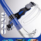 CAPAS Training Swim Snorkel for Lap Swimming, Swivel Headband Ultimate Fit Center-Mount Swimmers Snorkel with Liquid Silicone Mouthpiece Adjustable Strap, Designed for Adult Men Women