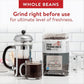 San Francisco Bay Coffee - Decaf Medium-Dark Roast Whole Bean Coffee - Decaf Espresso Roast (2 lb bag) - Swiss Water Processed