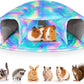 Unicorn Catcher Guinea Pig Hideout Large Guinea Pig Bed Cozy Guinea Pig House Warm Guinea Pig Tunnel Washable Guinea Pig Accessories for Small Pet Hamster/Chinchilla/Bunny