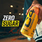 C4 Energy Carbonated Zero Sugar Energy Drink, Pre Workout Drink + Beta Alanine, Midnight Cherry, 16 Fl Oz (Pack of 12)