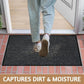 Durable Indoor Outdoor Door Mats for Entryway, Heavy Duty Front Door Mat, 48” x 24” Low Profile Welcome Mats for Entry, Stain and Fade Resistant Indoor Outdoor Entrance Mat