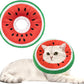 Soft Cat Cone Collar, Cute Cat Recovery Collar Suitable for Small, Medium, Large Cats,Elizabethan Neck Collar for Cats After Surgery (Watermelon, Medium)