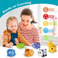 Learning Toys for 2 3 4 Year Old, 52 Pcs ABC Animal Alphabet Match Game with Uppercase Lowercase, 10 Different Animal Figures, Preschool Activities Montessori Fine Motor Toys for Toddlers Kids