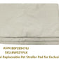 ROODO Pet Stroller Inner Pad for Exclusive Use,Original,Replaceable,Easy to Clean,Set of 3 pc(Light Khaki)