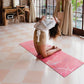 YOGA DESIGN LAB | The Combo Yoga Mat | 2-in-1 Mat+Towel | Eco Luxury | Ideal for Hot Yoga, Power, Bikram, Ashtanga, Sweat | Studio Quality | Includes Carrying Strap!