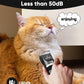 oneisall Quiet Cat Clippers for Matted & Long Hair, 2-Speed Cordless Pet Shaver Grooming Kit for Cats, Small Dogs & Animals (Black)
