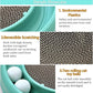 Interactive Cat Ball Track Toy for Indoor Cats, Cat Scratching Board & Exercise Set for Bored Indoor Adult and Kitten Mental & Physical Stimulation, with Spare Ball to Prevent Loss (Green)