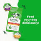 Greenies Smart Topper High Protein Wet Mix-in for Dogs, Duck, Broccoli, Carrots & Barley Recipe in Vitabroth Broth - Bone Broth + Vitamins E & B1, 10 Count