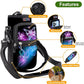 icolor Water Bottle Carrier Bag with Strap 25/32/40 oz Crossbody Bottle Holder with Phone Pocket Sling Sleeve Insulated Neoprene Water Bottle Pouch for Walking Travelling