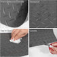 Boshen 7.5Ft x 17Ft Rubber Flooring Mats 2.9mm Thickened Diamond Plate Flooring Roll 127.5sqft Rubber Trailer Garage Floor Mats Non-Slip Floor Protector Mat for Garage Warehouse Gym Basement-Gray