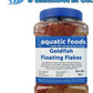Aquatic Foods Inc. Premium Goldfish Flakes, 42% Protein Color Enhancing and Spirulina Flakes for Aquarium, Koi and All Pond Fish Also Pellet Mix, Wafer Mix Included…6oz Jar