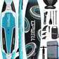 UPWELL 10'6"/11'/11'6" Inflatable Paddle Board, Stand Up Paddlboard for Youth & Adults, Stable Design, Premium SUP Accessories, Backpack, Leash, Hand Pump, Fins
