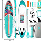 Niphean Inflatable Stand Up Paddle Board with SUP Accessories, Anti-Slip EVA Deck, 10’6’’ Inflatable Paddle Boards for Adults & Youth of All Skill Levels