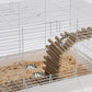 Hamster Toys, Flexible Hamster Wooden Bridge, 11.8In Hamster Fence, Hamster Cage Decor and Platforms, Hamster Cage Accessories(19.69In)