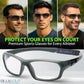 BLUE CUT Sports Protection Goggles, Photochromic Lenses Safety Glasses for Basketball, Pickleball Indoor Outdoor Sports