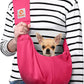 Tomkas Dog Sling Carrier for Small Dogs Puppy Carrier for Small Dogs (Rose red, for Pets Weight 2-7 lbs)
