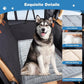 VClife Dog Car Seat Cover for Backseat Extender, Anti Slip Dog Bed Mat Travel Blanket, Pet Friendly Backseat Cover for Cars, SUVs, Small Trucks, Back Seat Extender Protector (Light Gray, 59"×27.6")