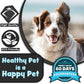 Pin Comb by H&H Pets - Upgraded Rubber Handle Comb with Long and Short Teeth for Dogs & Cats, Grooming Supplies, 1 Count (Pack of 1)