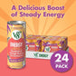 V8 +Energy Passionfruit Orange Guava Juice Energy Drink, 8 fl oz Can (24 Pack)
