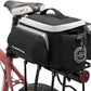 Bike Rear Rack Bag Waterproof Ebike Mountain Bicycle Saddle Bag 12L Cycling Pannier Trunk with Reflector & Shoulder Strap for Commuter Travel Outdoor