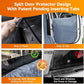 XL Dog Truck Seat Cover with Car Door Protector - Waterproof Full Coverage Back Seat Cover for Trucks with Flip-Up Rear Seats, Fits Full-Size Crew Cab Models Like F150 & F250