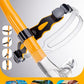 CAPAS Training Swim Snorkel for Lap Swimming, Swivel Headband Ultimate Fit Center-Mount Swimmers Snorkel with Liquid Silicone Mouthpiece Adjustable Strap, Designed for Adult Men Women