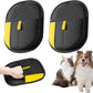 Pet Hair Remover Glove for Cats & Dogs, Electrostatic Pet Hair Removal Gloves, 2PC Upgrade Reusable Pet Hair Remover Glove, for Furniture, Carpet, Car Seat, Pet Grooming